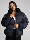 Comfrt Puffer Jacket In Blue