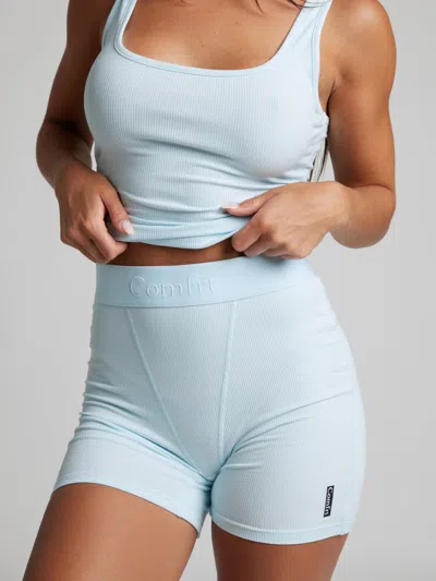 Comfrt Rib Contour Boxer In Blue