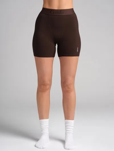 Comfrt Rib Contour Boxer In Brown
