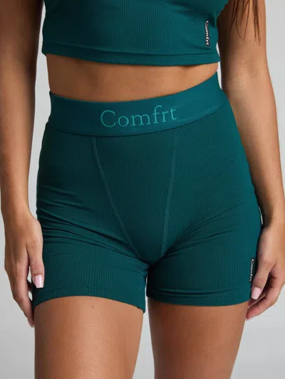Comfrt Rib Contour Boxer In Green
