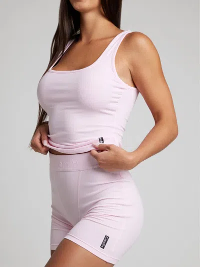 Comfrt Rib Contour Boxer In Pink