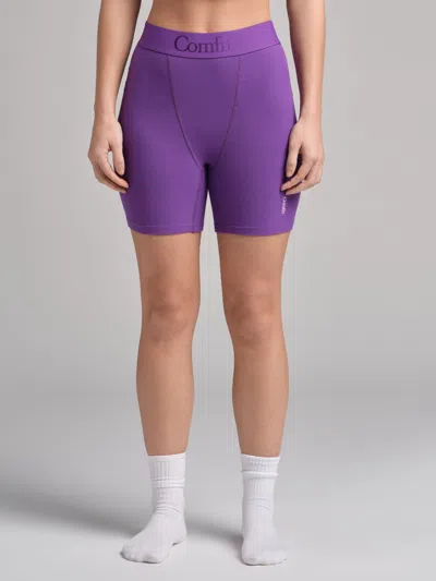Comfrt Rib Contour Boxer In Purple