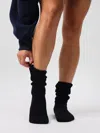 Comfrt Scrunch Socks In Black