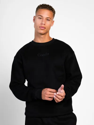 Comfrt Signature Crew Sweatshirt In Black