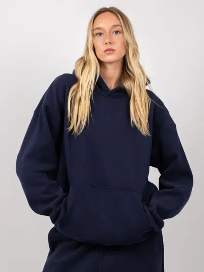 Comfrt Signature Hoodie In Blue