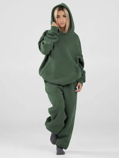 Comfrt Signature Hoodie (farewell) In Green