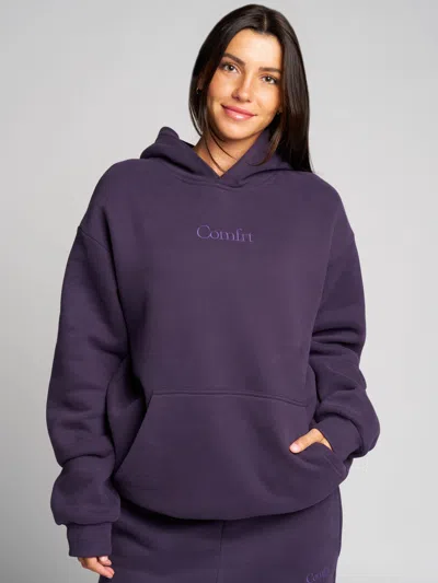Comfrt Signature Hoodie In Purple