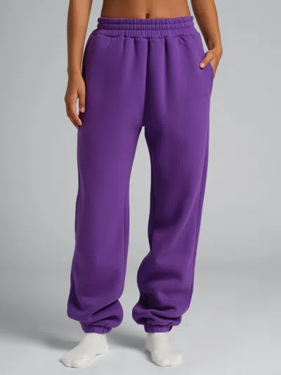 Comfrt Signature Sweatpants In Purple