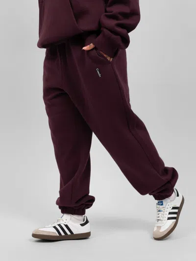 Comfrt Standard Sweatpants In Burgundy