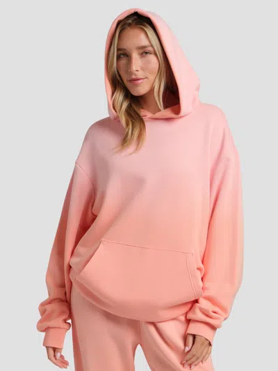 Comfrt Sunwashed Hoodie In Pink