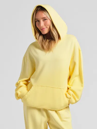 Comfrt Sunwashed Hoodie In Yellow