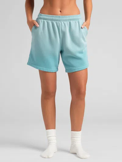 Comfrt Sunwashed Shorts In Blue