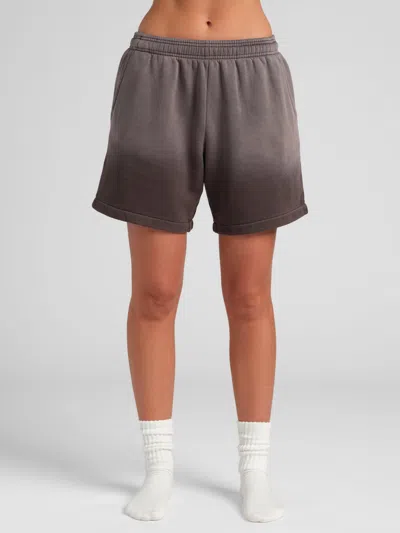 Comfrt Sunwashed Shorts In Gray