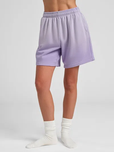 Comfrt Sunwashed Shorts In Purple