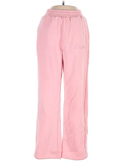 Pre-owned Comfrt Track Pants In Pink
