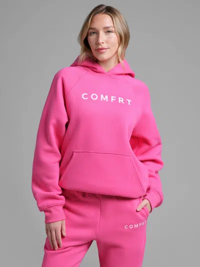 Comfrt Tranquil Hoodie In Pink