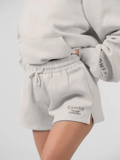 Comfrt Tranquil Shorts In Gray