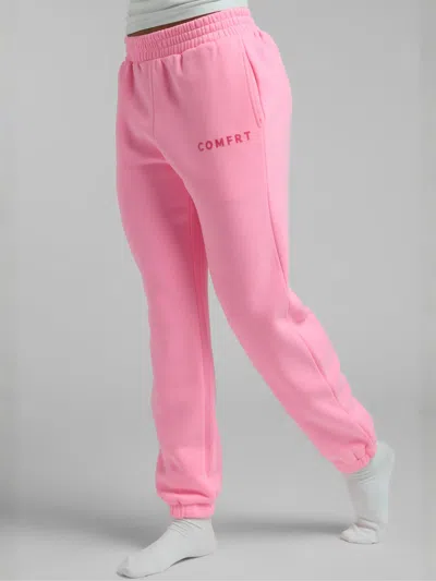 Comfrt Tranquil Sweatpants In Candy Pink