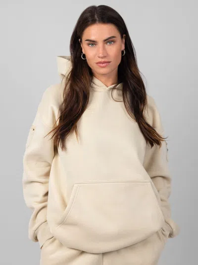 Comfrt Travel Essentials Hoodie In White