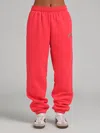 Comfrt Varsity Logo Sweatpants In Red