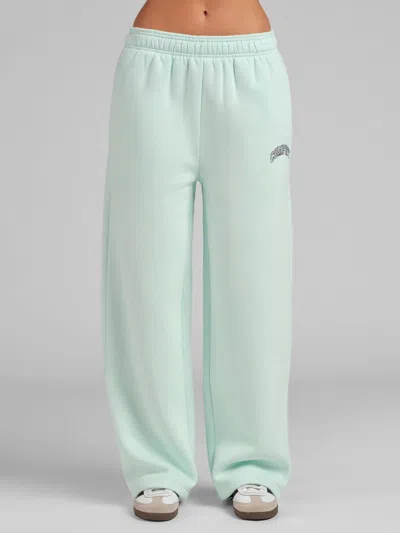 Comfrt Varsity Straight Leg Sweatpants In Blue