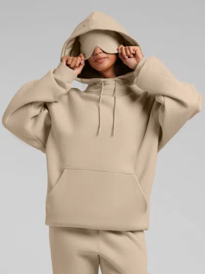 Comfrt Vip Airplane Mode Travel Hoodie – Mega In Almond