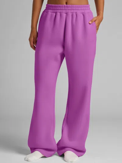 Comfrt Vip Exclusive Signature Straight Leg Sweatpants In Purple