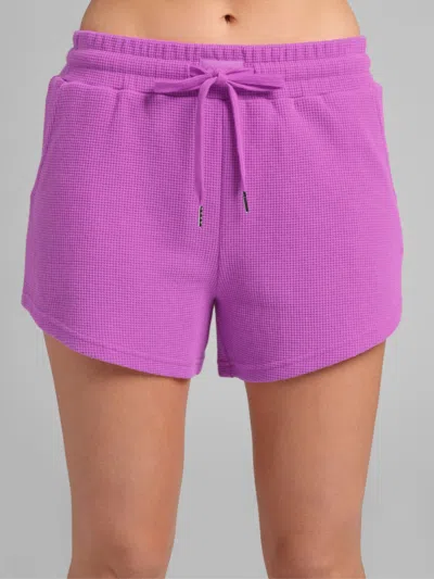 Comfrt Vip Exclusive Waffle Lounge Short In Purple
