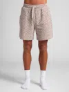 Comfrt Waffle Lounge 7" Short In Silver