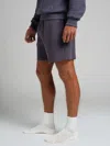 Comfrt Waffle Lounge 7" Short In Blue