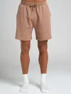 Comfrt Waffle Lounge 7" Short In Brown