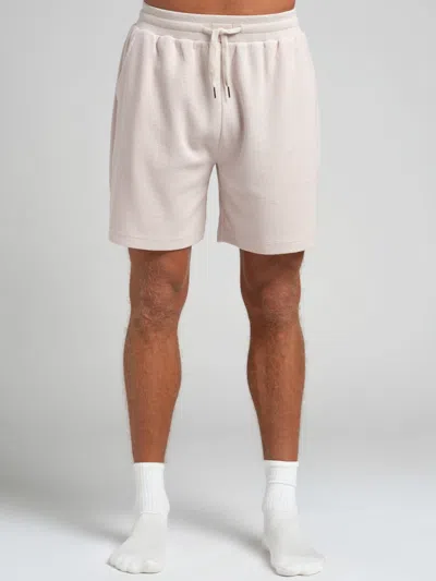 Comfrt Waffle Lounge 7" Short In White