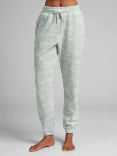 Comfrt Waffle Lounge Jogger In Green