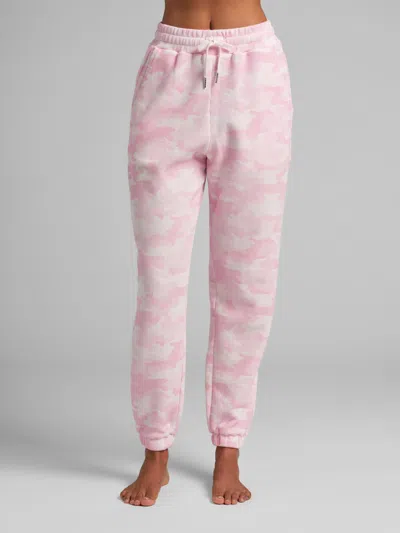 Comfrt Waffle Lounge Jogger In Pink