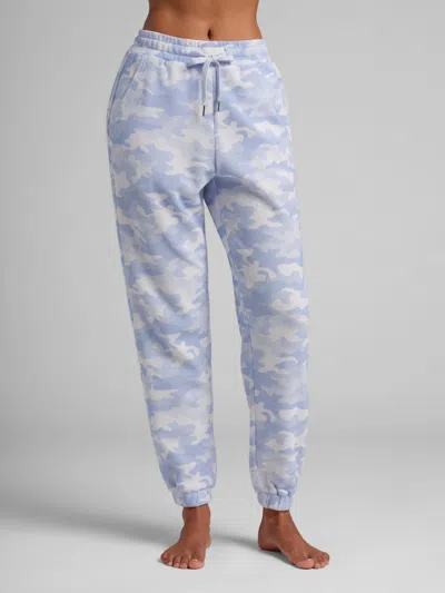 Comfrt Waffle Lounge Jogger In Blue