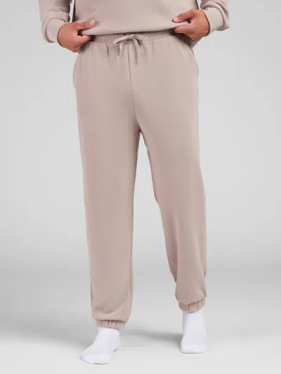 Comfrt Waffle Lounge Jogger In Neutral