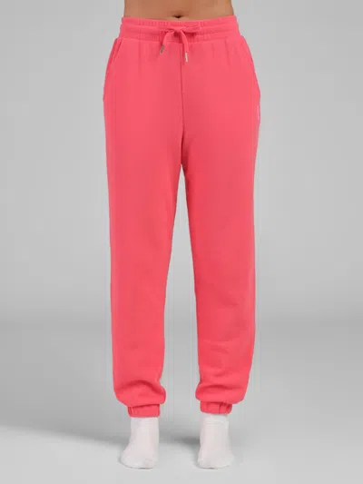Comfrt Waffle Lounge Jogger In Pink