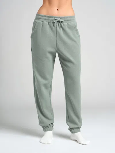 Comfrt Waffle Lounge Jogger In Cranberry
