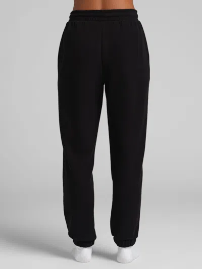 Comfrt Waffle Lounge Jogger In Black