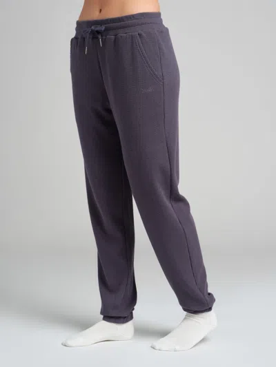 Comfrt Waffle Lounge Jogger In Gray
