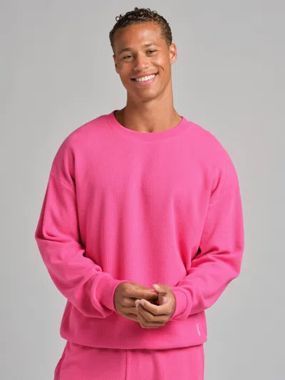 Comfrt Waffle Lounge Long Sleeve In Purple
