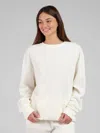 Comfrt Waffle Lounge Long Sleeve In Shell