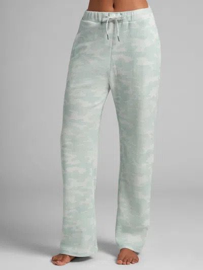 Comfrt Waffle Lounge Pant In Green