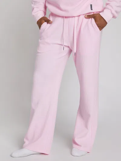 Comfrt Waffle Lounge Pant In Pink