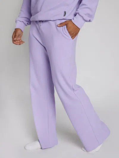 Comfrt Waffle Lounge Pant In Purple
