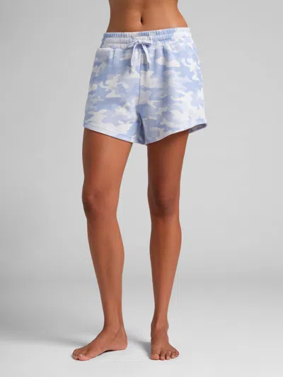 Comfrt Waffle Lounge Short In Blue