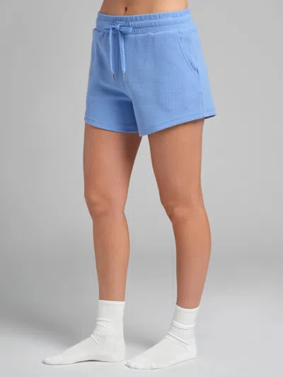 Comfrt Waffle Lounge Short In Purple