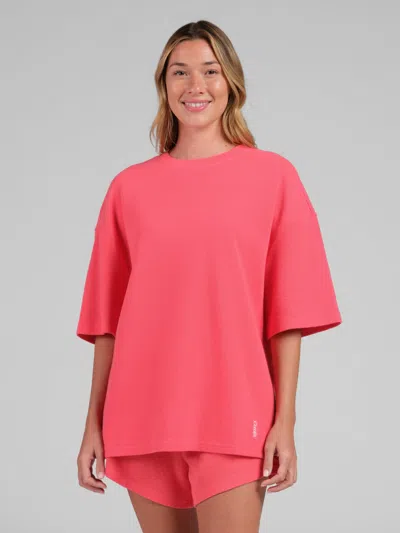 Comfrt Waffle Lounge Tee Shirt In Bermuda