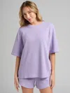 Comfrt Waffle Lounge Tee Shirt In Multi