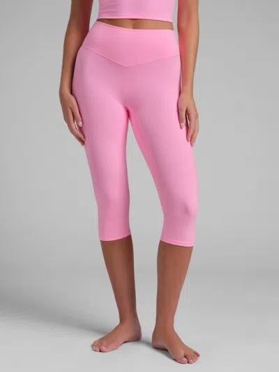 Comfrt Women's  Core™ 2.0 High-waist Capri 18" In Pink